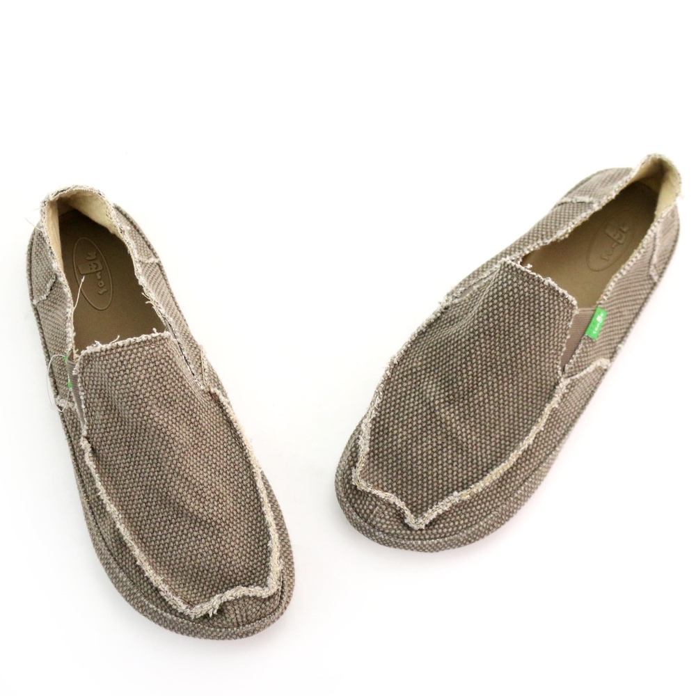 Sanuk Sidewalk Surfers Rounder Brown Shoes NEW!